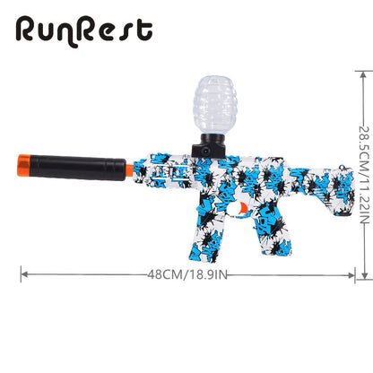 Electric Shooting Toy Gun with Long Battery Life, Rechargeable Indoor Outdoor Team Collaboration Game Toy for Kids Boys Teens
