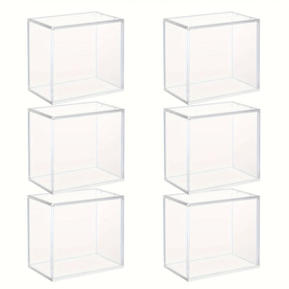 Acrylic Booster Box Display Case with Magnetic Lid, Thick 5mm Clear Storage for Pokemon TCG Card Collectors