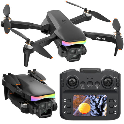 LCD Screen Drone Dual Cameras Brushless Motor Foldable RC Quadcopter with the Listed Color, Size or Set Options for Everyday Use