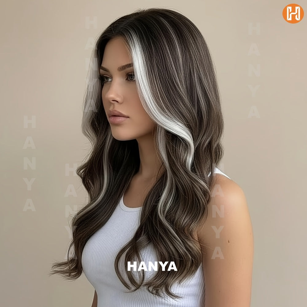 Synthetic Wig Long Style, Six Color Choices with 24-Inch Length for Parties with Model-Specific Color, Length and Cap Options