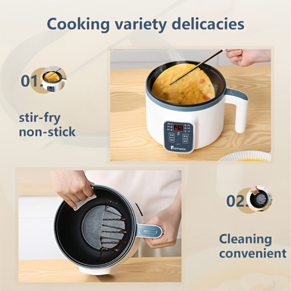 Electric Hot Pot 1.7L Multifunctional for Entryways, Bedrooms and Living Spaces, with the Listed Configuration