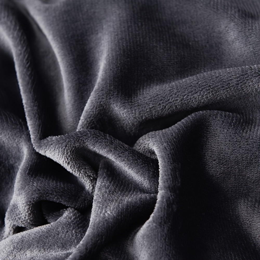 Reversible Milk Velvet Comforter Soft Quilted Blanket 100% Polyester Plush Fleece Bedding All Season Machine Washable for Home Hotel Queen