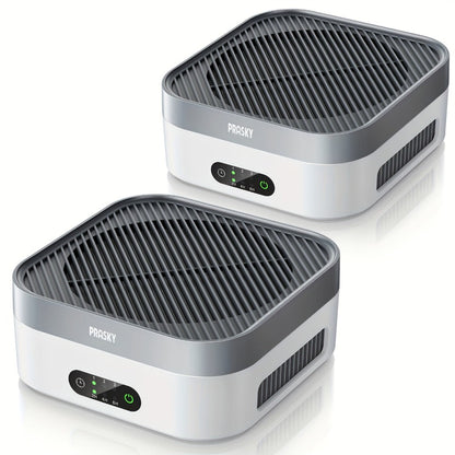 True HEPA Air Purifier for Home & Bedroom Up to 600 Sq Ft, USB-C Powered, 16dB Sleep Mode, Touch Screen Timer