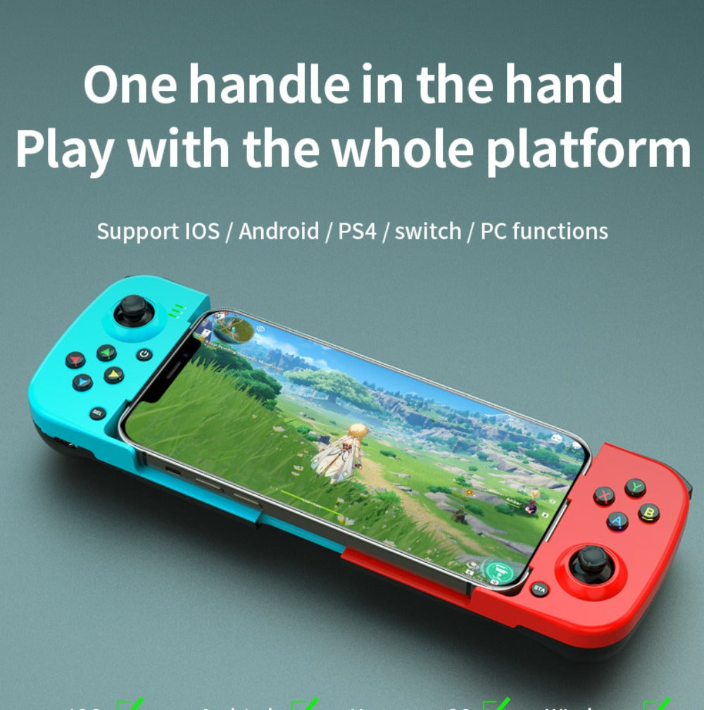 Expandable Mobile Game Controller D3 Joystick with M2 Aim-Assist, Plug & Play for Android iOS HarmonyOS