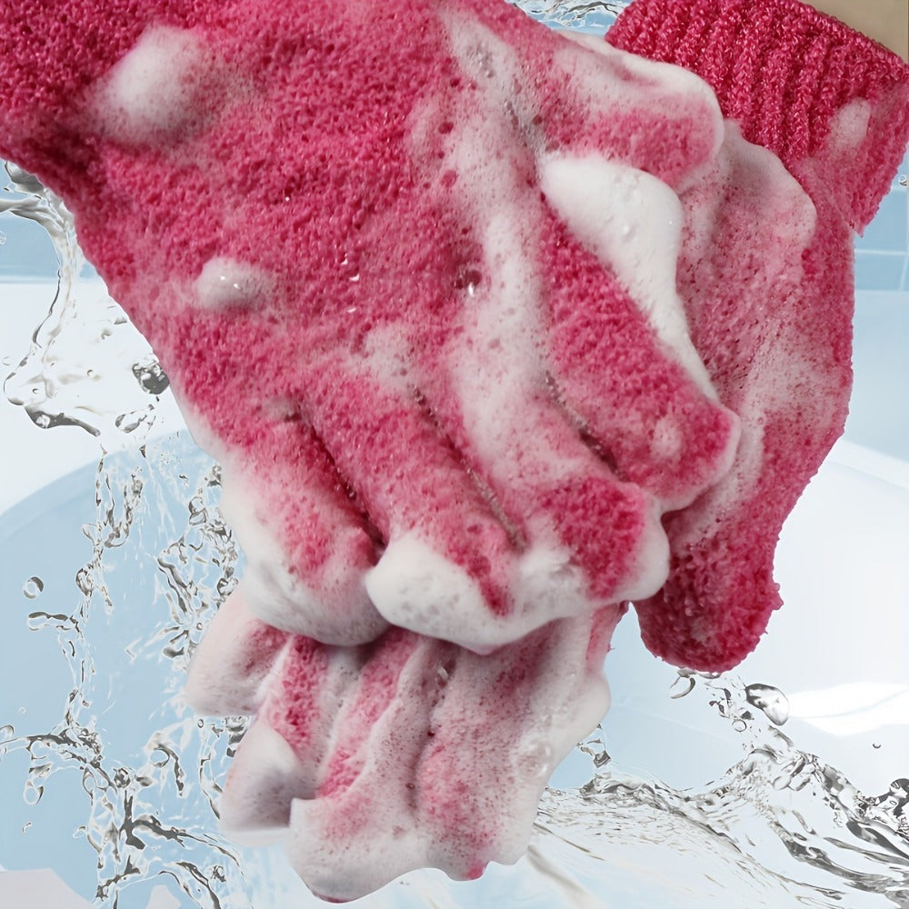 Exfoliating Shower Gloves 20 Pairs Dual-Sided Nylon Bath Scrub Mitts – Body Exfoliation, Spa Massage & Deep Cleansing Gloves for Women Men