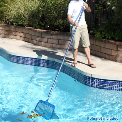 Pool Skimmer Net Fine Mesh | Heavy Duty Leaf Rake Pool Cleaning Tool