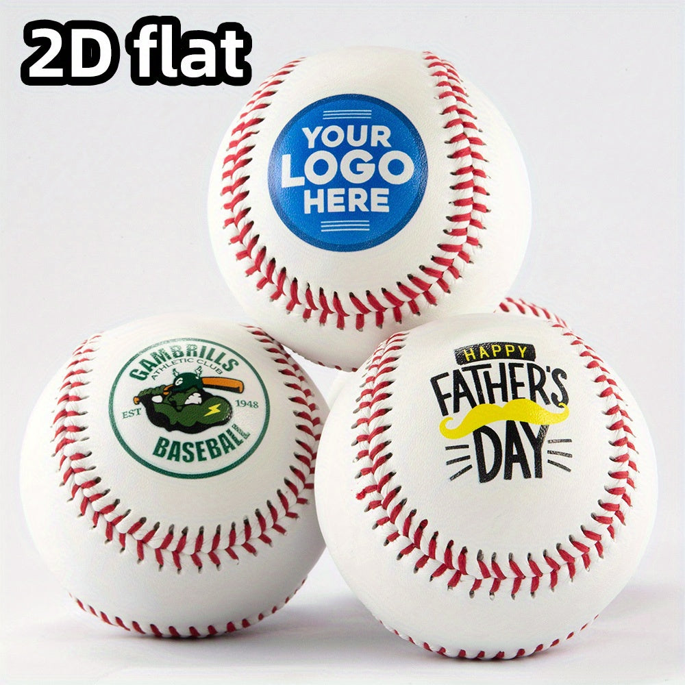 Personalized Baseball Gift with Custom Photo – 9 Inch Printed Baseball for Baseball Fans, Unique Gift for Dad, Coach & Team