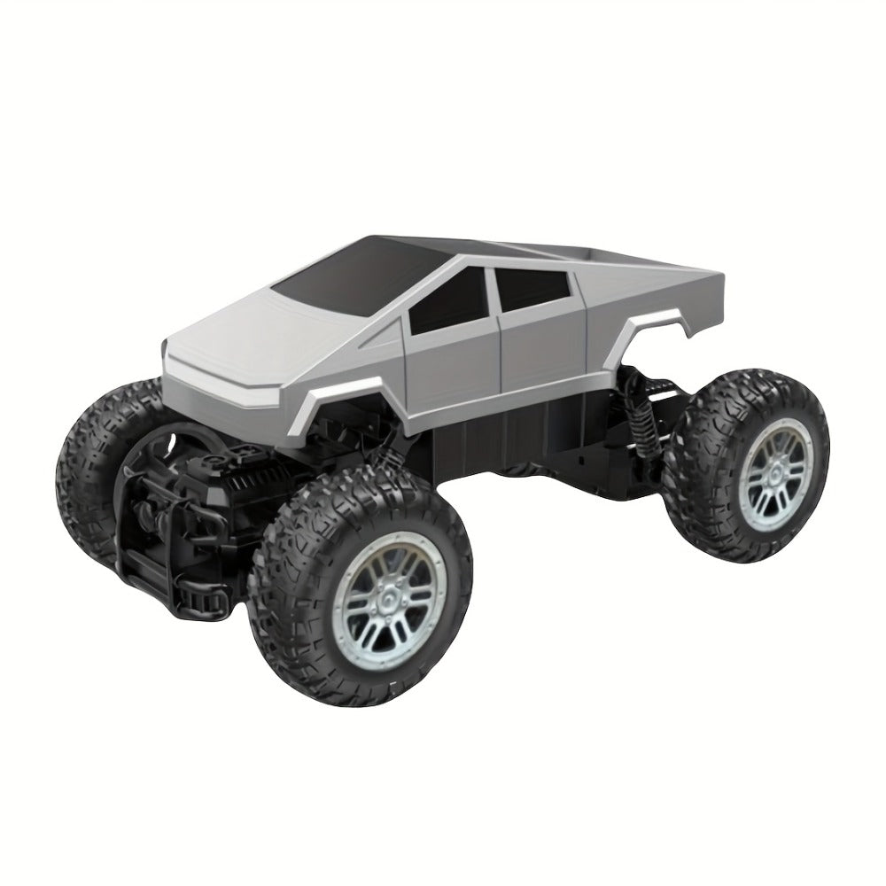 1:16 RC Monster Truck 2.4GHz 4WD Large Wheel Off-Road Pickup with LED Lights 45° Climb, Remote Control Car for Boys Kids