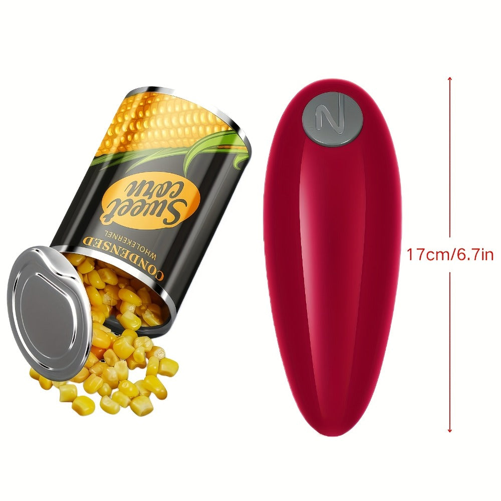 Electric Can Opener One Touch – Hands Free for Seniors & Arthritis, Kitchen & Camping Gift