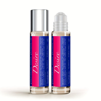 Pheromone Perfume Oil for Women Alcohol-Free Floral Fruity Attract Fragrance 0.34 oz - Unisex Roll-On Cologne Oil