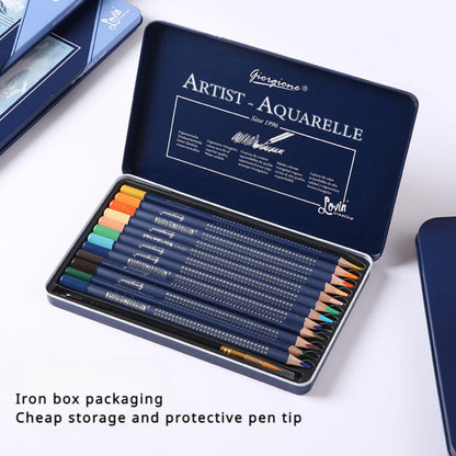 Water Soluble Colored Pencils 12 Colors Set with the Listed Color, Size or Set Options for Everyday Use