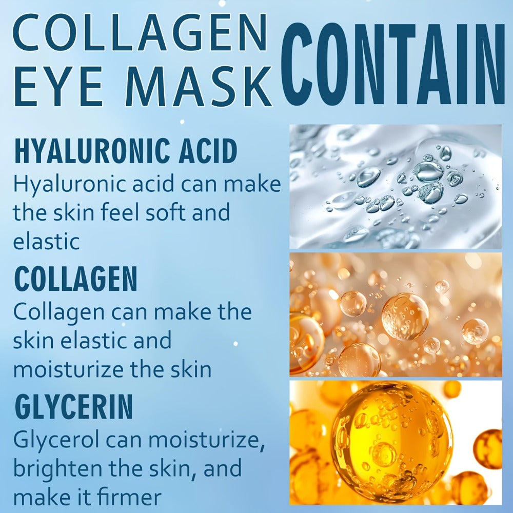 Retinol Collagen Eye Mask 60pcs 80g – Firming Under Eye Patches for Dark Circles, Puffiness, Sagging & Fine Lines