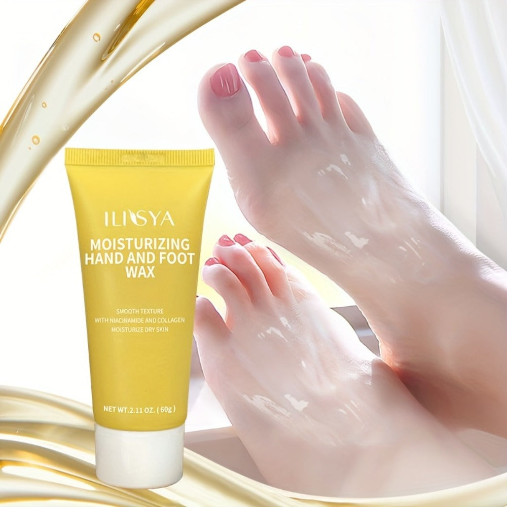 Foot Wax Moisturizing 3 Pack Niacinamide Deep Hydrating Foot Cream Mask Softening Cracked Heel Treatment – Vitamin B3 Dry Foot Skin Repair