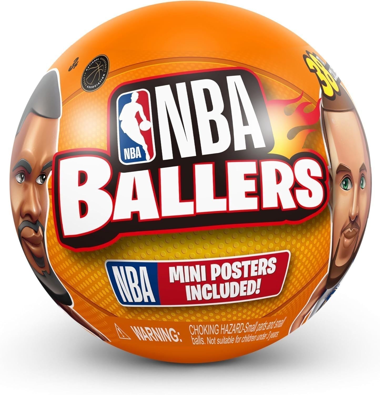 NBA Ballers Mystery Capsule Figurine Series 1 by ZURU, Surprise Unboxing Mini NBA Player Collectible Toy for Boys