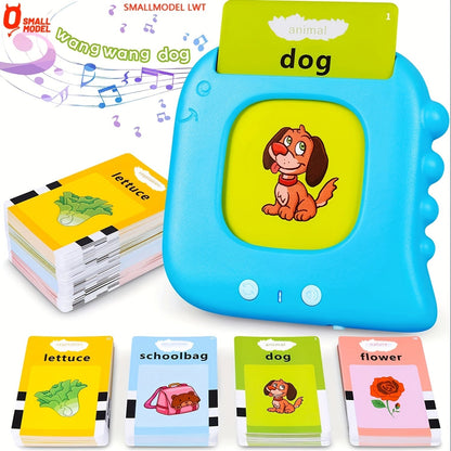 Talking Flash Cards for Kids 224 & 510 Words, Electronic Language Learning Device for Preschoolers Ages 3-6