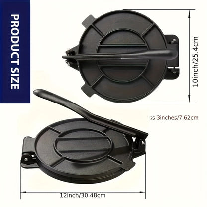 Tortilla Press & Dough Press – 6.5 & 8 Inch Professional Tortilla Maker for Flour & Corn Tortillas, Roti, Quesadilla, Dumpling Wrapper