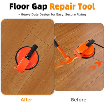 Floor Gap Tool Reinforced Iron Suction Cup Pull System for Laminate Vinyl Composite for Entryways, Bedrooms and Living Spaces