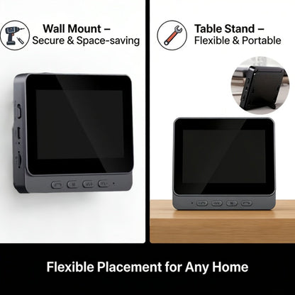 170° Wide Angle Video Doorbell Camera 1080P with 4.3" HD Monitor - No WiFi No App No Subscription
