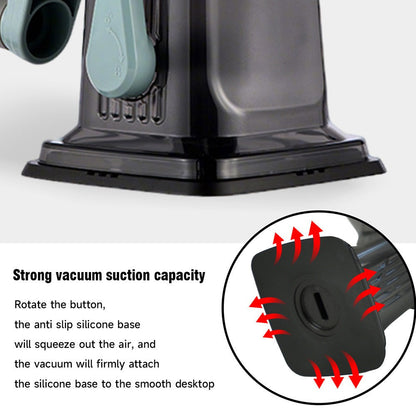 Rotary Vegetable Chopper Cheese Grater 5 Interchangeable Drum Blades Suction Base Handle for Cheese Vegetables Nuts Slicing Shredding