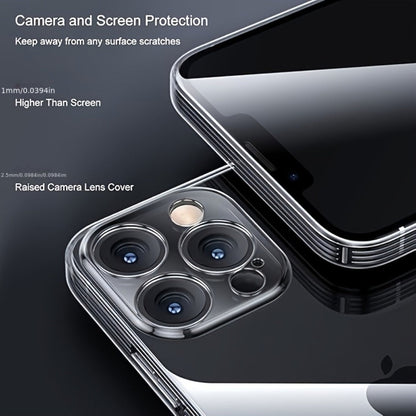 5-Pack Clear Shockproof iPhone Case Bundle Transparent Anti-Drop TPU Cover for iPhone 16 15 14 13 12 11 X XS Pro Max Plus