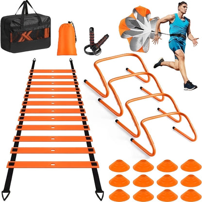 Agility Ladder Training Set – Speed & Footwork Drills with Carry Bag