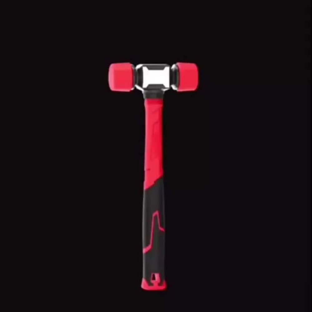 Rubber Mallet Hammer Heavy Duty 27mm & 36mm, Dead Blow Installation Hammer for Flooring Tile Carpentry Renovation