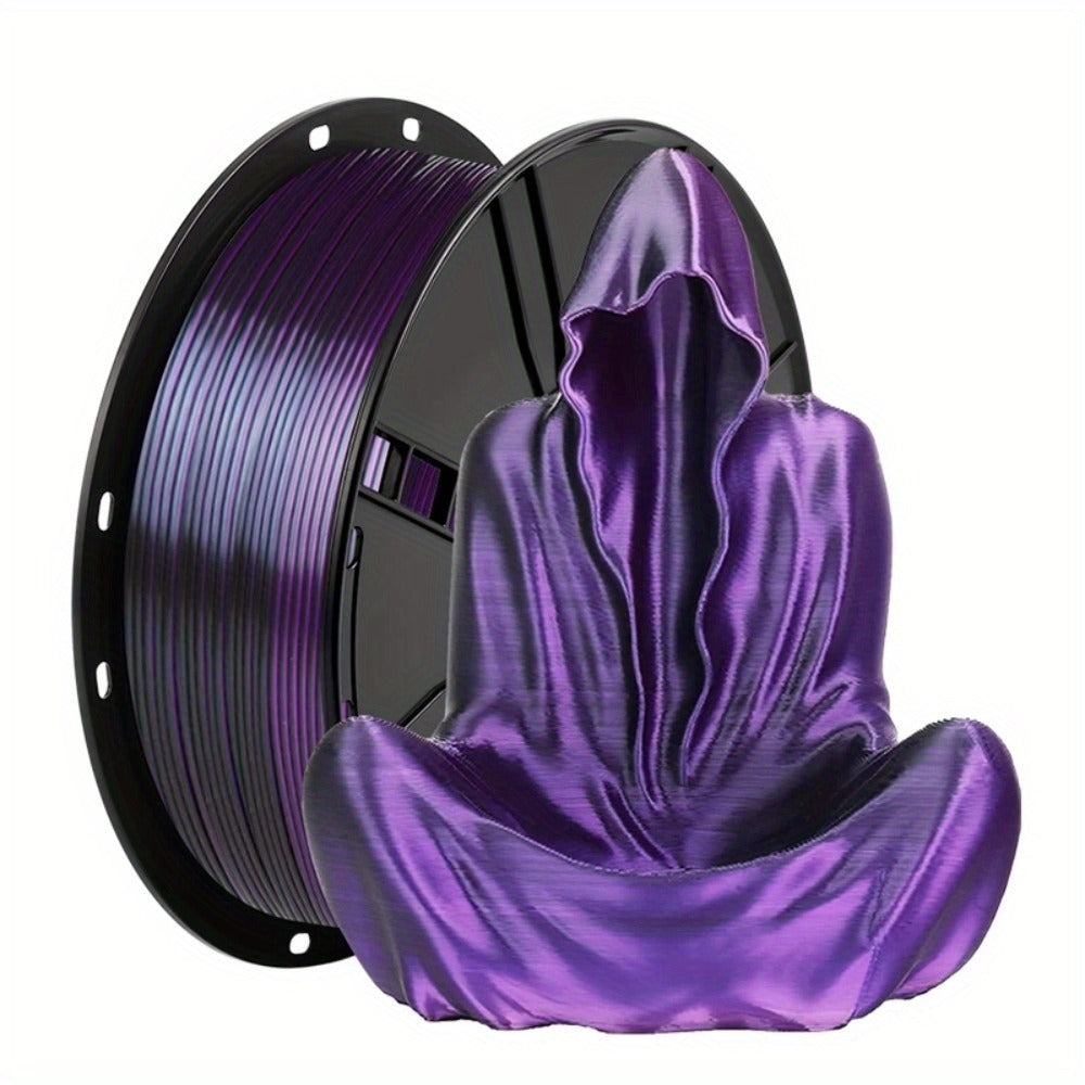 Ender 3 5 Neo PLA Filament 1.75mm 1kg 2.2LB High Gloss Low Warping – Black White Dual Tri Rainbow Multicolor Shiny Finish Smooth Extrusion