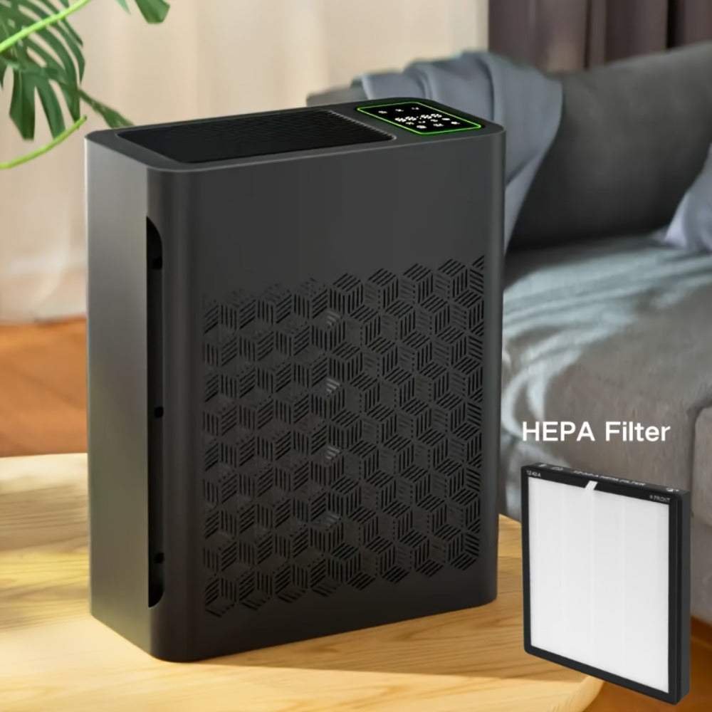 Air Purifier with HEPA Filter, PM2.5 Display, Air Sensor, Auto Mode, Timer and Two Color Options