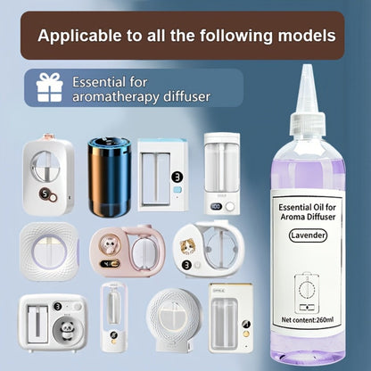 Aromatherapy Oil Refill 500ml Bottle with 10 Fragrance Options for Ultrasonic and Electric Diffusers