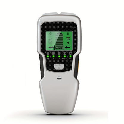 Stud Finder Wall Scanner 5-in-1 Electronic C75, LCD Display Audio Alarm Detects Wood Studs AC Live Wire Metal Pipes Joists