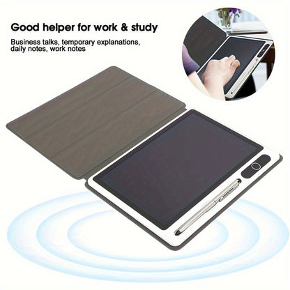 LCD Writing Tablet with Case 10.1 Inch, Electronic Handwriting Pad Doodle Board for Adults Kids Home School & Office