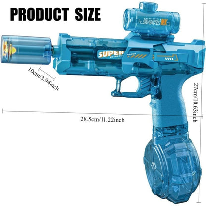 Kids Electric Water Gun with Large, Squirt Blaster for Boys & Girls, Outdoor Summer Toy for Swimming Pool Beach Lawn Backyard