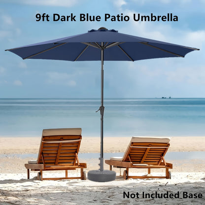 Patio Umbrella shown in the 9ft [Dark Blue Patio Umbrella] option