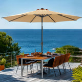 Beige Patio Umbrella