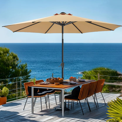 Patio Umbrella shown in the Beige Patio Umbrella option