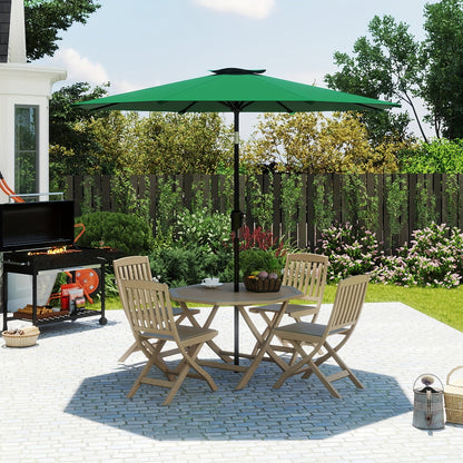 Patio Umbrella shown in the Dark Green, 9FT option