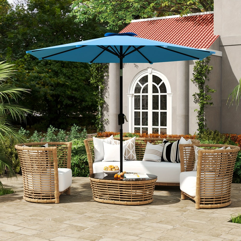 9-Foot Patio Umbrella, Outdoor Market Umbrella for Outdoor Shade and Protection detail image - detail view 8