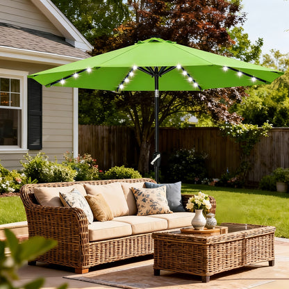 Patio Umbrella shown in the Green Patio Umbrella option