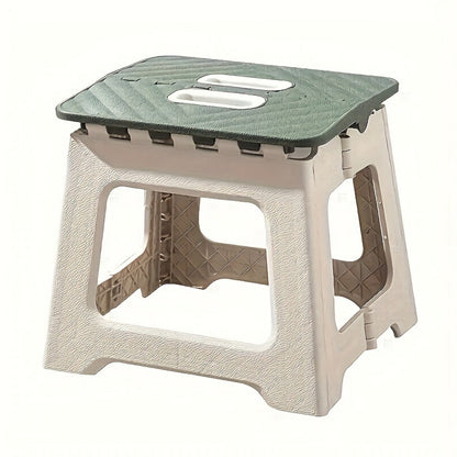 9-Inch Foldable Step Stool with Carry Handle and Non-Slip Base for Bedroom detail image - detail view 9