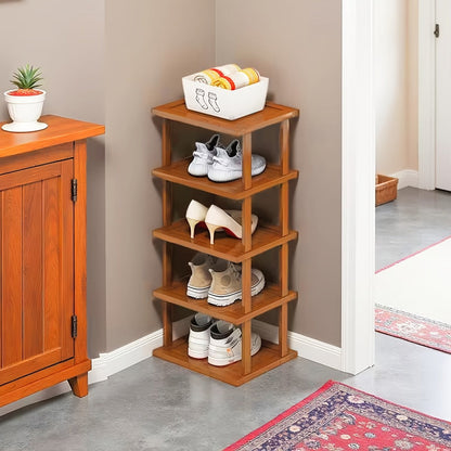 9-Layer Freestanding Shoe Rack, Closet Shoe Shelf for Entryway detail image - detail view 10