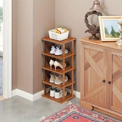 9-Layer Freestanding Shoe Rack, Closet Shoe Shelf for Entryway detail image - detail view 9