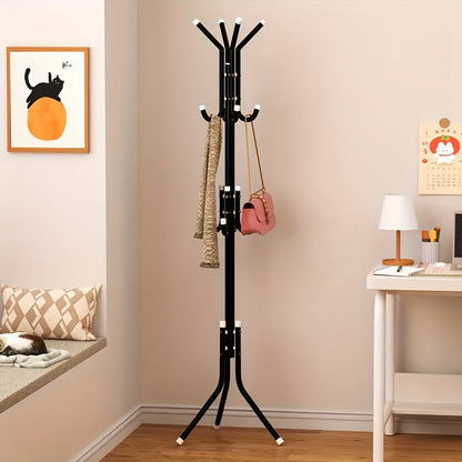 Coat Rack shown in the Black option