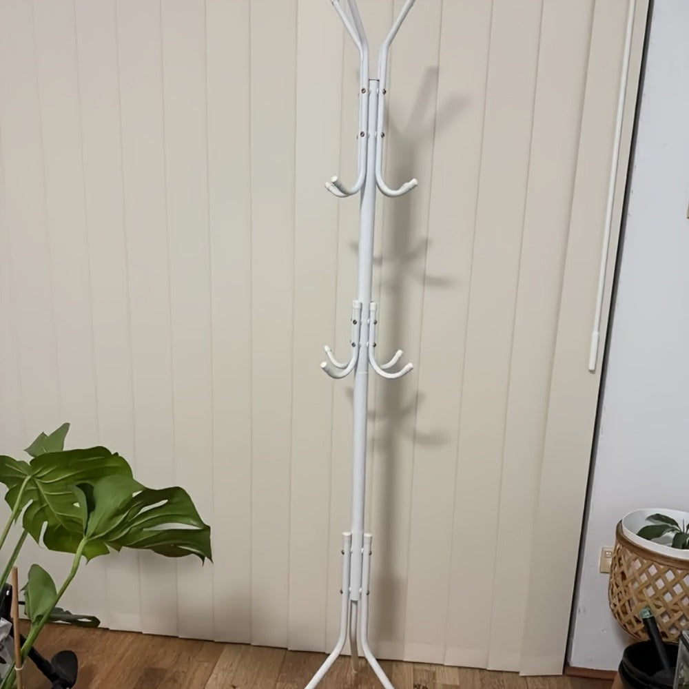9-Tier Freestanding Coat Rack with Tool-Free Assembly for Entryway detail image - detail view 7