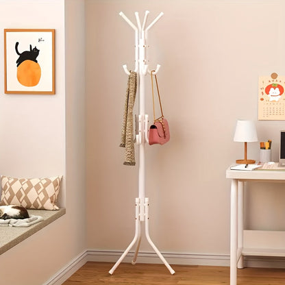Coat Rack shown in the White option