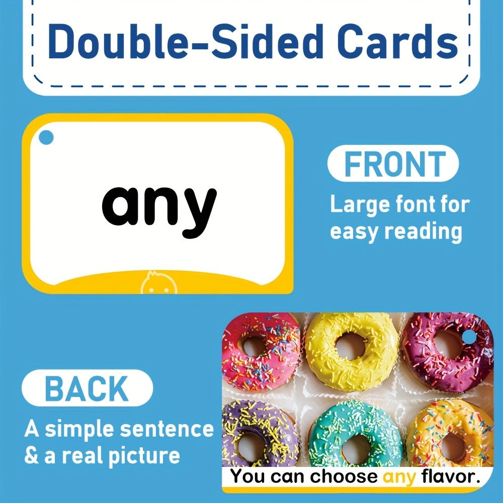 Sight Words Flash Cards 350 Dolch & Fry High Frequency Words, 5 Color-Coded Levels Pre-K to 3rd Grade