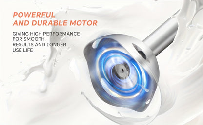 400W Immersion Blender with Two-Button Control, Detachable Shaft and 38 cm Black Handheld Body