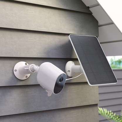 Solar Panel Charger for Security Camera 7W 360° Adjustable USB-C Micro USB Outdoor Continuous for an Everyday Personal Care Routine