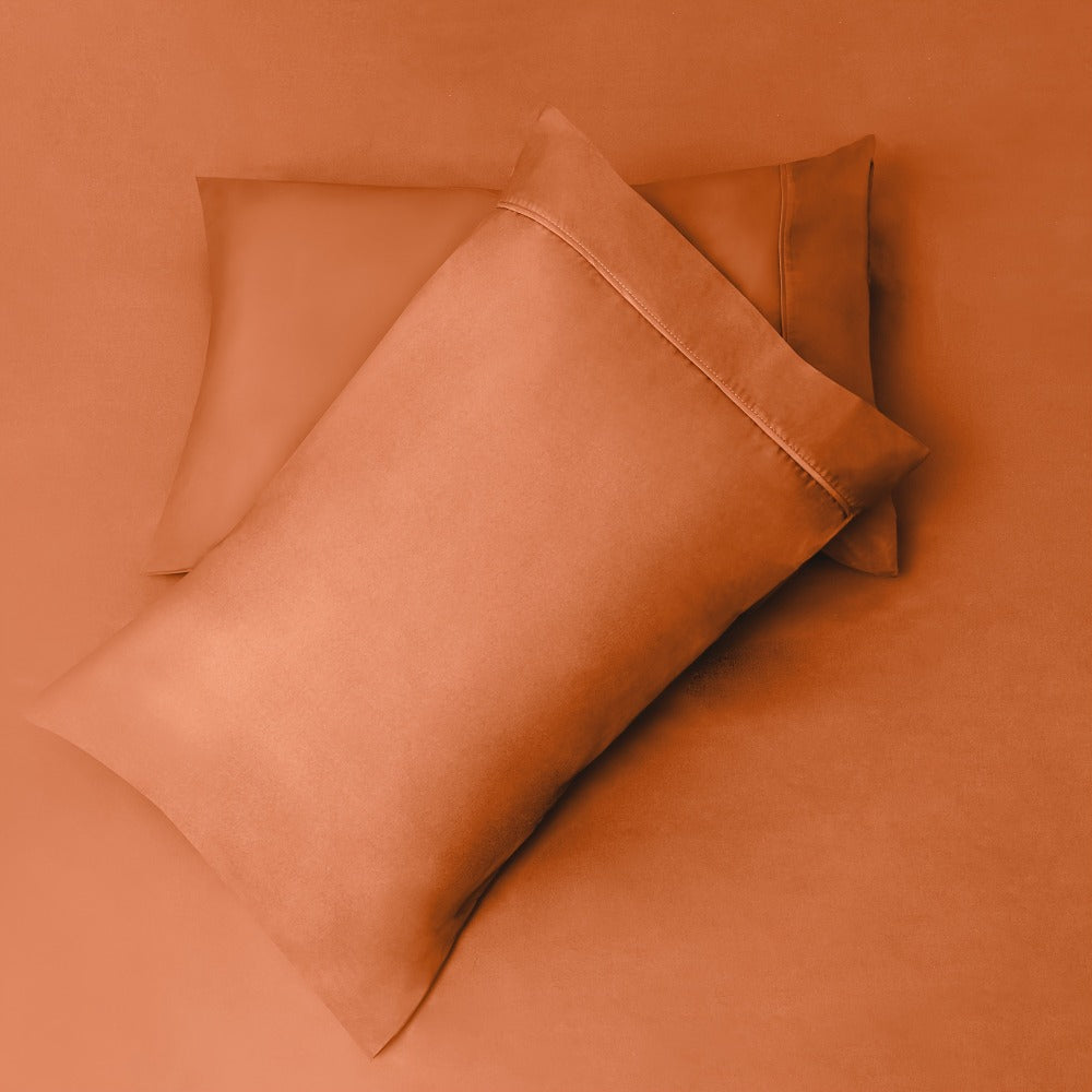 Bed Sheet Set California King 6-Piece Microfiber with 18-Inch Pocket and Sixteen Solid Color Choices
