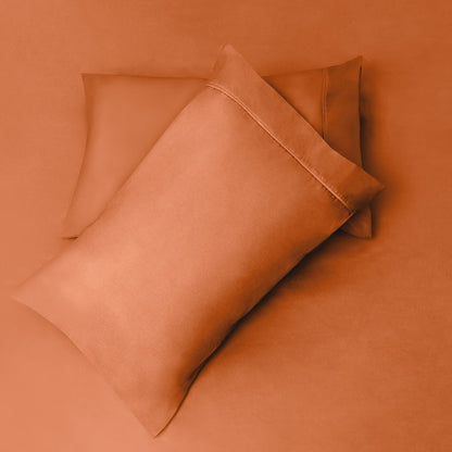 Bed Sheet Set California King 6-Piece Microfiber with 18-Inch Pocket and Sixteen Solid Color Choices