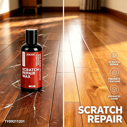 Wood Scratch Wax – Hardwood Floor & Furniture Restorer Polish for Cabinets, Doors, Tables – Fix Scratches